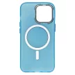 Magnetic Frosted Case iPhone 14 Pro Max MagSafe hátlap, tok, kék