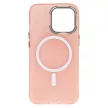Magnetic Frosted Case iPhone 14 Pro Max MagSafe hátlap, tok, rózsaszín