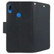 iPhone 15 Plus Smart Fancy oldalra nyíló tok, fekete
