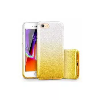 Glitter 3in1 Case Xiaomi Redmi 10 hátlap, tok, arany-ezüst