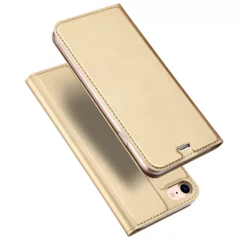   Dux Ducis Skin Pro iPhone 13 Pro Max oldalra nyíló tok, arany