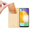 Dux Ducis Skin Pro Samsung Galaxy A02s/A03s oldalra nyíló tok, arany