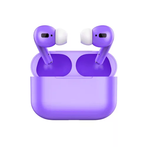 Air Pro TWS i20 Bluetooth headset akkumulátoros töltő tokkal, lila
