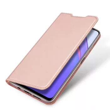  Dux Ducis Skin Pro Xiaomi Mi 10T Lite 5G oldalra nyíló tok, rozé arany