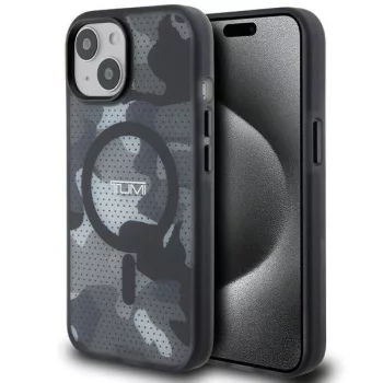   Tumi TUHMP15STCAMK iPhone 15 6.1", Camo Print MagSafe hátlap, tok, fekete