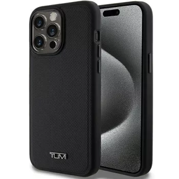   Tumi TUHMP15XRBAK iPhone 15 Pro Max 6.7", MagSafe Bőr hátlap, tok, fekete