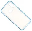 Glitter Case Blue Flower Samsung Galaxy A7 (2018) hátlap, tok, kék
