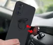 Silicone Ring Magnetic Xiaomi Redmi 9 hátlap, tok, fekete