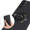 Silicone Ring Magnetic Xiaomi Redmi 9 hátlap, tok, fekete