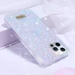 Sulada iPhone 13 Pro Luminous Glitter hátlap, tok, rózsaszín