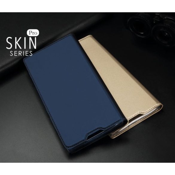 Dux Ducis Skin Pro Samsung Galaxy A51 oldalra nyíló tok, arany