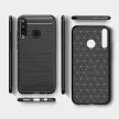 Carbon Case Flexible Huawei P40 Lite E/Y7P hátlap, tok, fekete