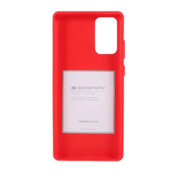 Mercury Goospery Samsung Galaxy Note 20 Soft Jelly hátlap, tok, piros