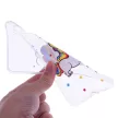 Slim Case Art Unicorn Samsung Galaxy A7 (2018) szilikon hátlap, tok, mintás, színes