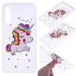 Slim Case Art Unicorn Samsung Galaxy A7 (2018) szilikon hátlap, tok, mintás, színes