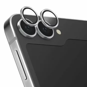   UNIQ Optix alumínium kamera objektívvédő Samsung Z Flip 6 F741 csillogó, fehér