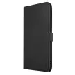 UNIQ book Journa iPhone 12/12 Pro 6,1" oldalra nyíló tok, sötétszürke