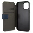 US Polo USFLBKP12MPUGFLNV iPhone 12/12 Pro 6,1" oldalra nyíló tok Polo Embroidery Collection, sötétkék