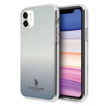   US Polo hátlap, tok USHCN61TRDGLB iPhone 11 Gradient Pattern Collection, kék