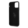 US Polo hátlap, tok USHCN65SLHRBK iPhone 11 Pro Max Silicone Collection, fekete