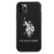 US Polo hátlap, tok USHCN65SLHRBK iPhone 11 Pro Max Silicone Collection, fekete