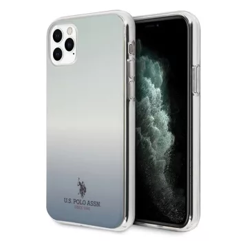   US Polo hátlap, tok USHCN65TRDGLB iPhone 11 Pro Max Gradient Pattern Collection, kék