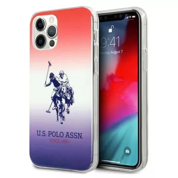   US Polo hátlap, tok USHCP12MPCDGBR iPhone 12/12 Pro 6,1" Gradient Collection, színes