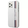 US Polo hátlap, tok USHCP12MPCUSSWH iPhone 12/12 Pro 6,1" Tricolor Collection, fehér