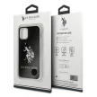 US Polo hátlap, tok USHCP12STPUHRBK iPhone 12 mini 5,4" Shiny Big Logo, fekete