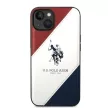 US Polo hátlap, tok USHCP14MPSO3 iPhone 14 Plus 6.7" Tricolor Embossed, fehér