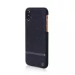 Uunique iPhone X/XS Maxi-Croc Hard Shell hátlap, tok, fekete