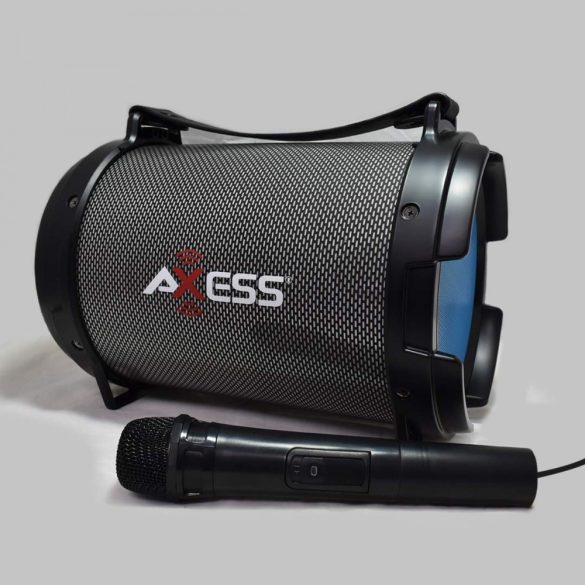 Zizo Axess Bluetooth 2.1 Speaker, hordozható bluetooth hangszóró, Subwoofer, Sd kártya, usb, aux-in, fekete