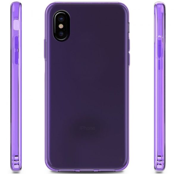 Zizo iPhone X/Xs TPU szilikon hátlap, tok, lila