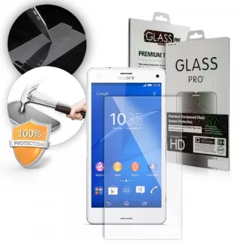   Sony Xperia Z3 mini LCD Glass Screen kijelzővédő edzett üvegfólia (tempered glass) 9H keménységű (nem teljes kijelzős 2D sík üvegfólia), átlátszó