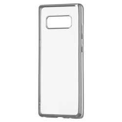   Samsung Galaxy Note 8 N950 Metalic Slim TPU hátlap, tok, ezüst