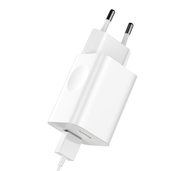 Baseus Charging Quick Charger hálózati töltő adapter, Qi 3.0 gyorstöltés, fehér