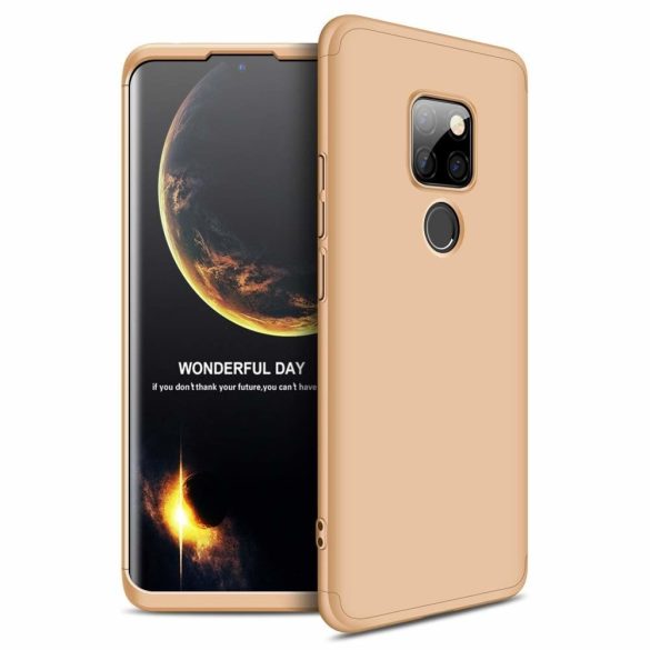 Full Body Case 360 Huawei Mate 20 hátlap, tok, arany