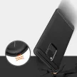 Carbon Case Flexible Huawei Mate 20 hátlap, tok, fekete