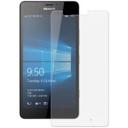   Nokia Lumia 950 kijelzővédő edzett üvegfólia (tempered glass) 9H keménységű (nem teljes kijelzős 2D sík üvegfólia), átlátszó