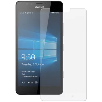   Nokia Lumia 950 kijelzővédő edzett üvegfólia (tempered glass) 9H keménységű (nem teljes kijelzős 2D sík üvegfólia), átlátszó